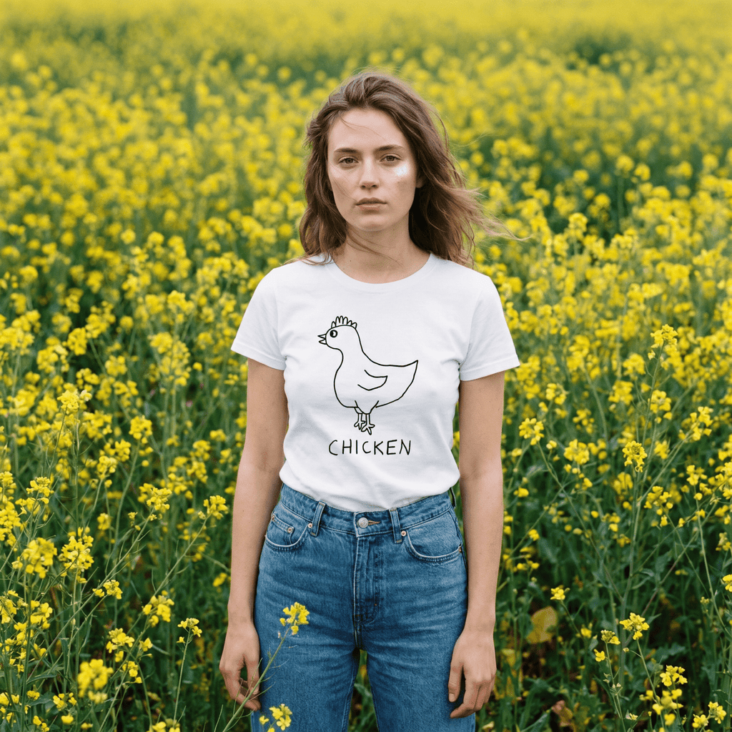 Chicken - Women's V-Neck Tee