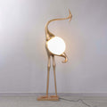Crane Sculpture Floor Lamp