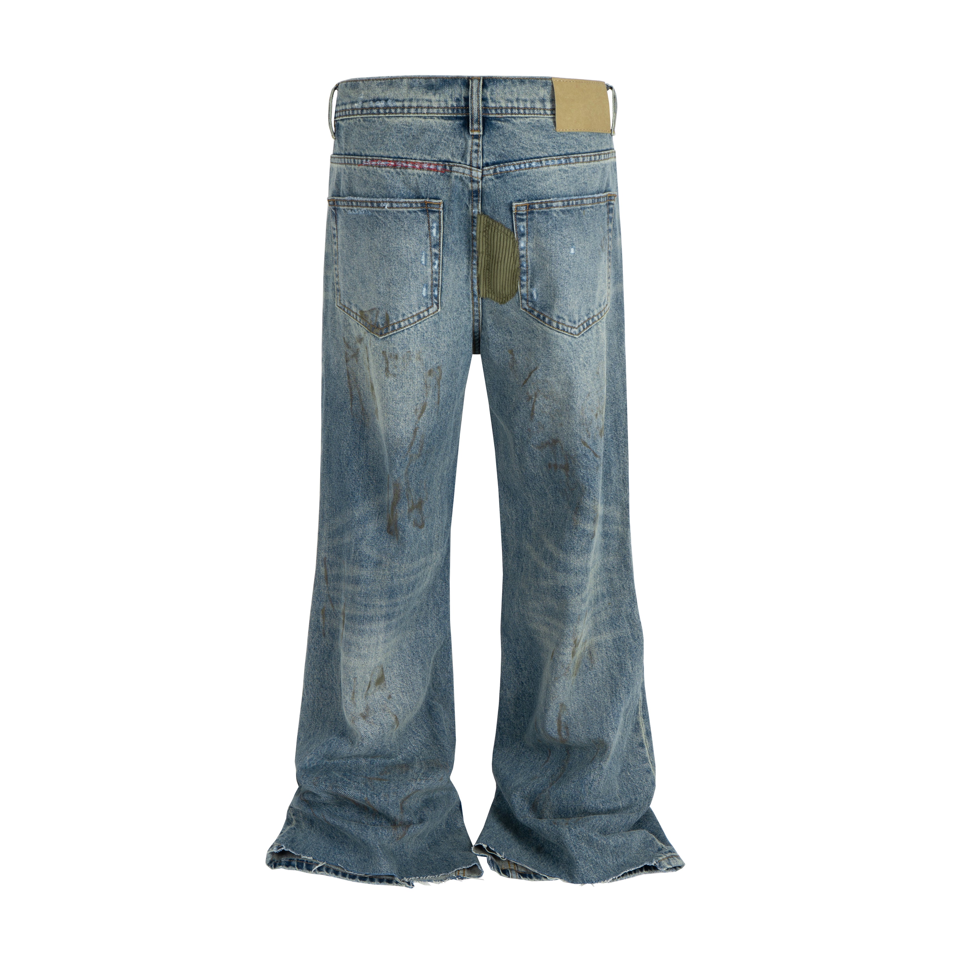 MUD PATCHWORK FLARE DENIM