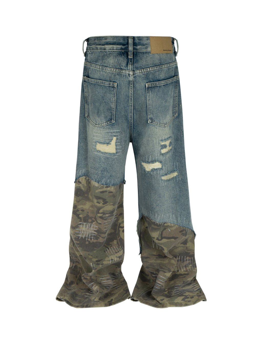 AZUL SCAB CAMO FLARE DENIM
