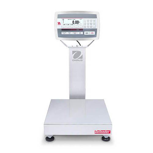 Ohaus D52XW12WQR6 Defender 5000 Washdown Bench Scale, 12500 g x 0.5 g, 12" x 12", NTEP