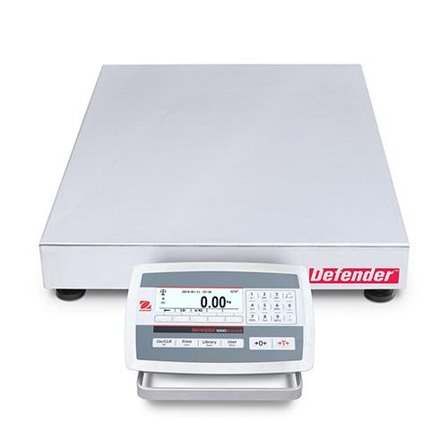 Ohaus D52XW50RTX5 DEFENDER 5000 Bench Scale, 50000 g x 2 g, 24" x 18", NTEP
