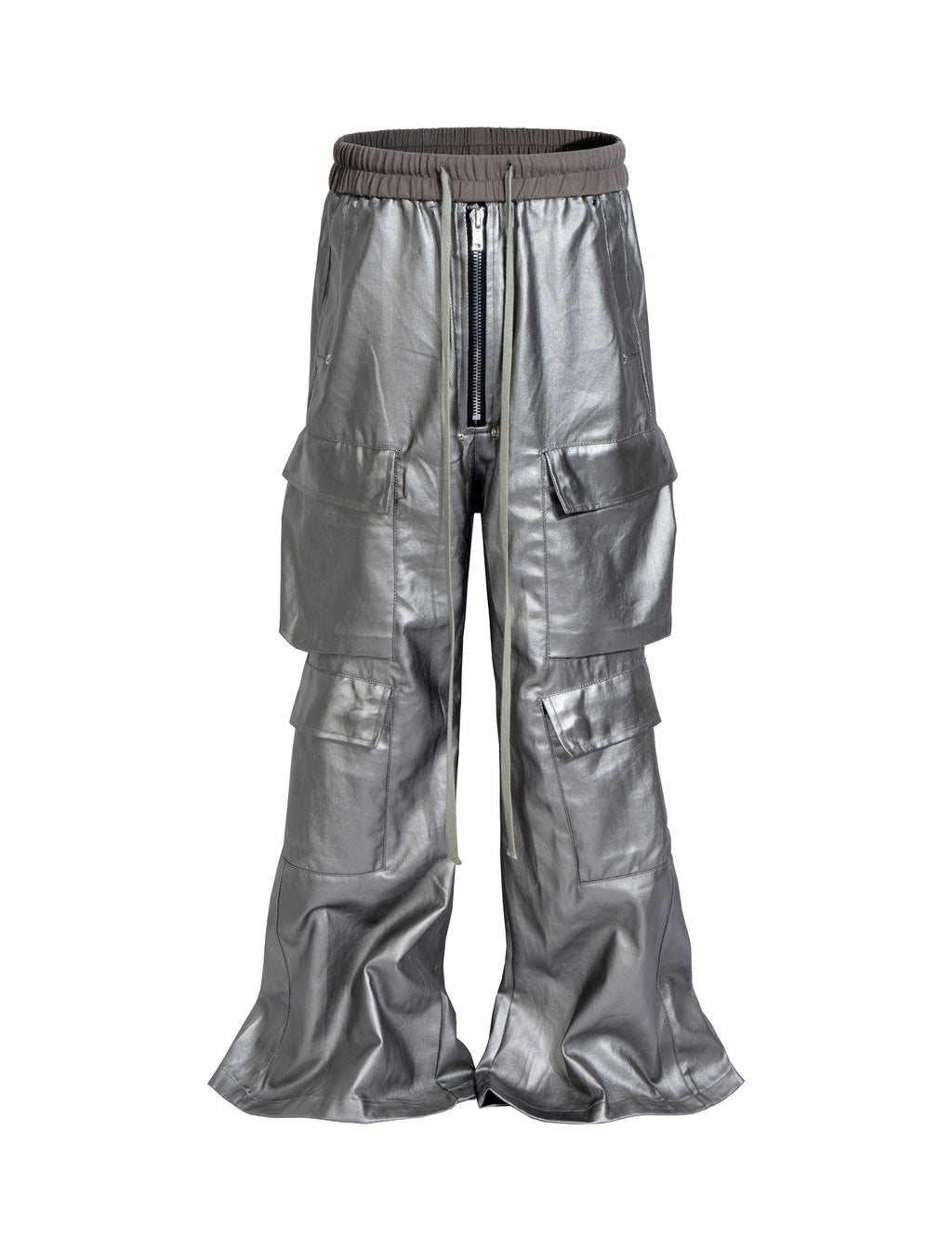 METTALIC FLOW CARGO PANTS