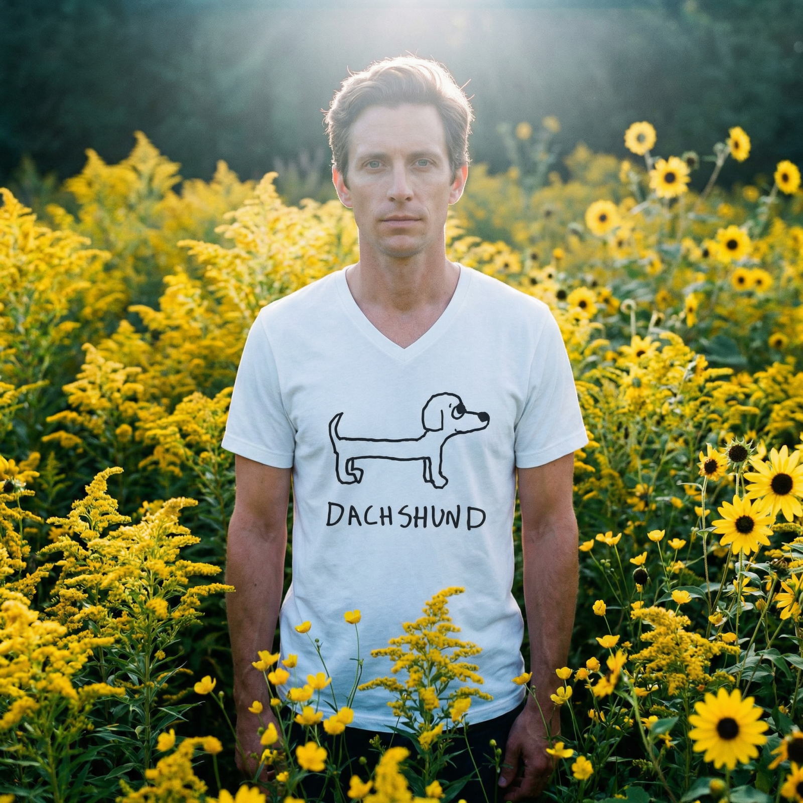 Dachshund - V-Neck T-Shirt