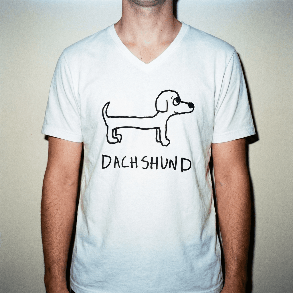 Dachshund - V-Neck T-Shirt