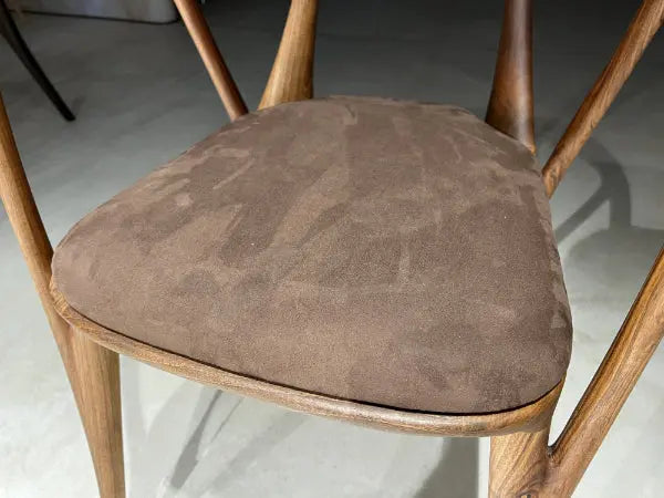Luxury Premium Solid Walnut Chair - Italian Style
