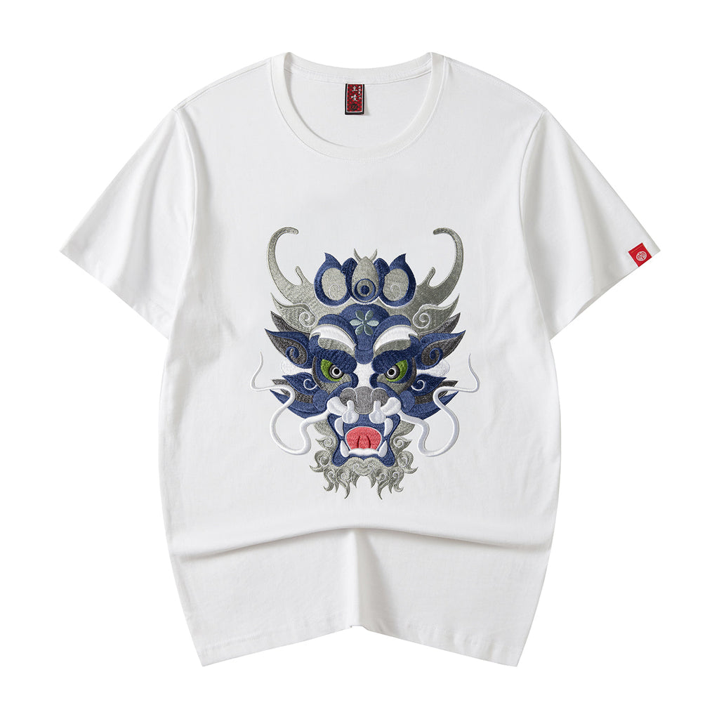 KH705 Dragon Head Embroidery Tee