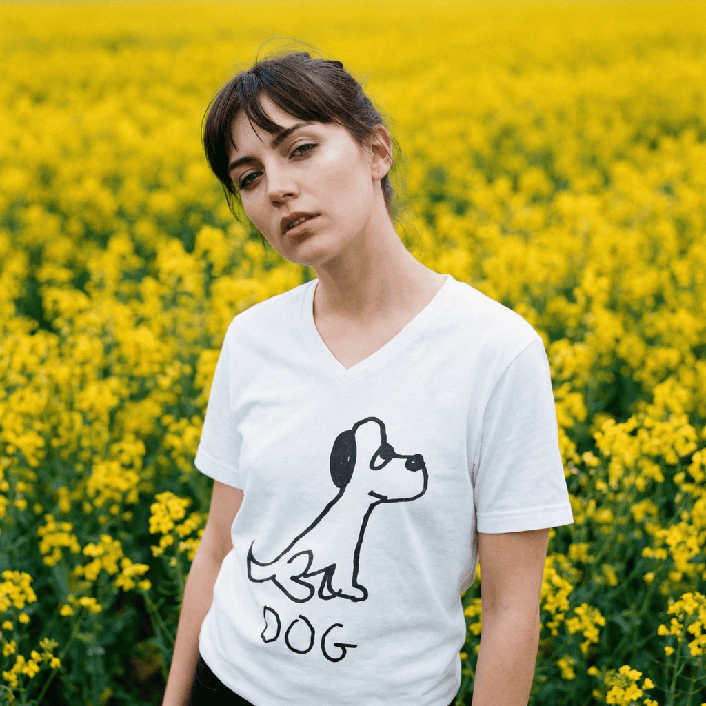 Dog - V-Neck T-Shirt