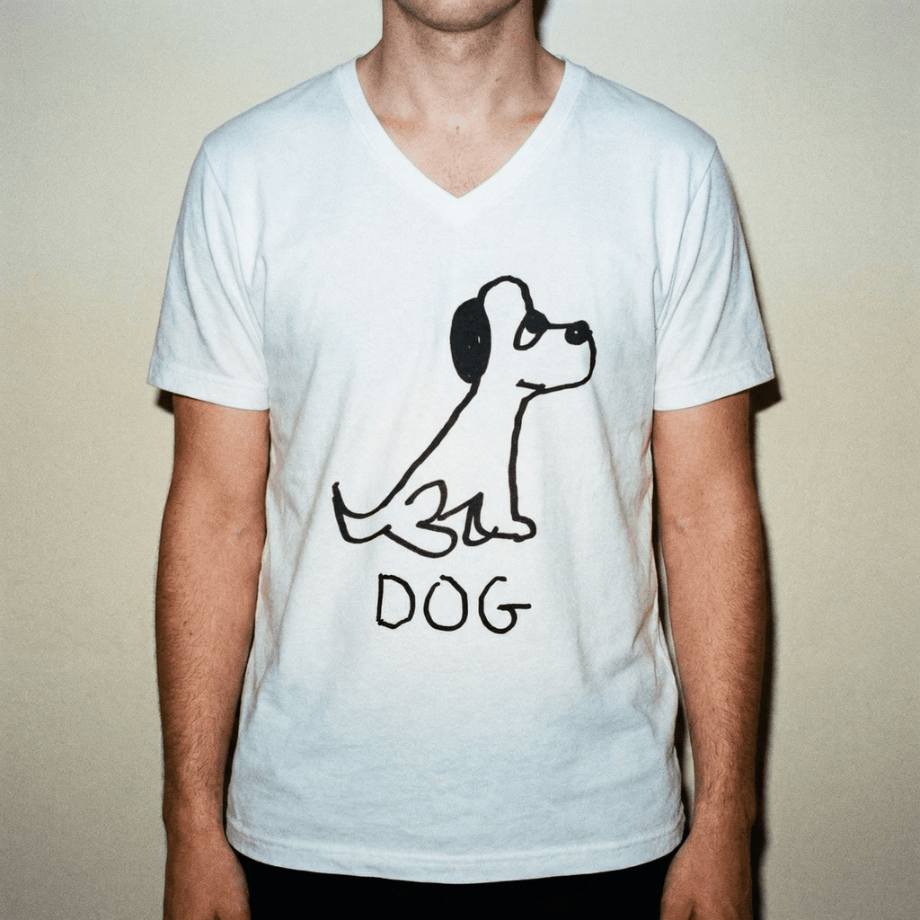Dog - V-Neck T-Shirt