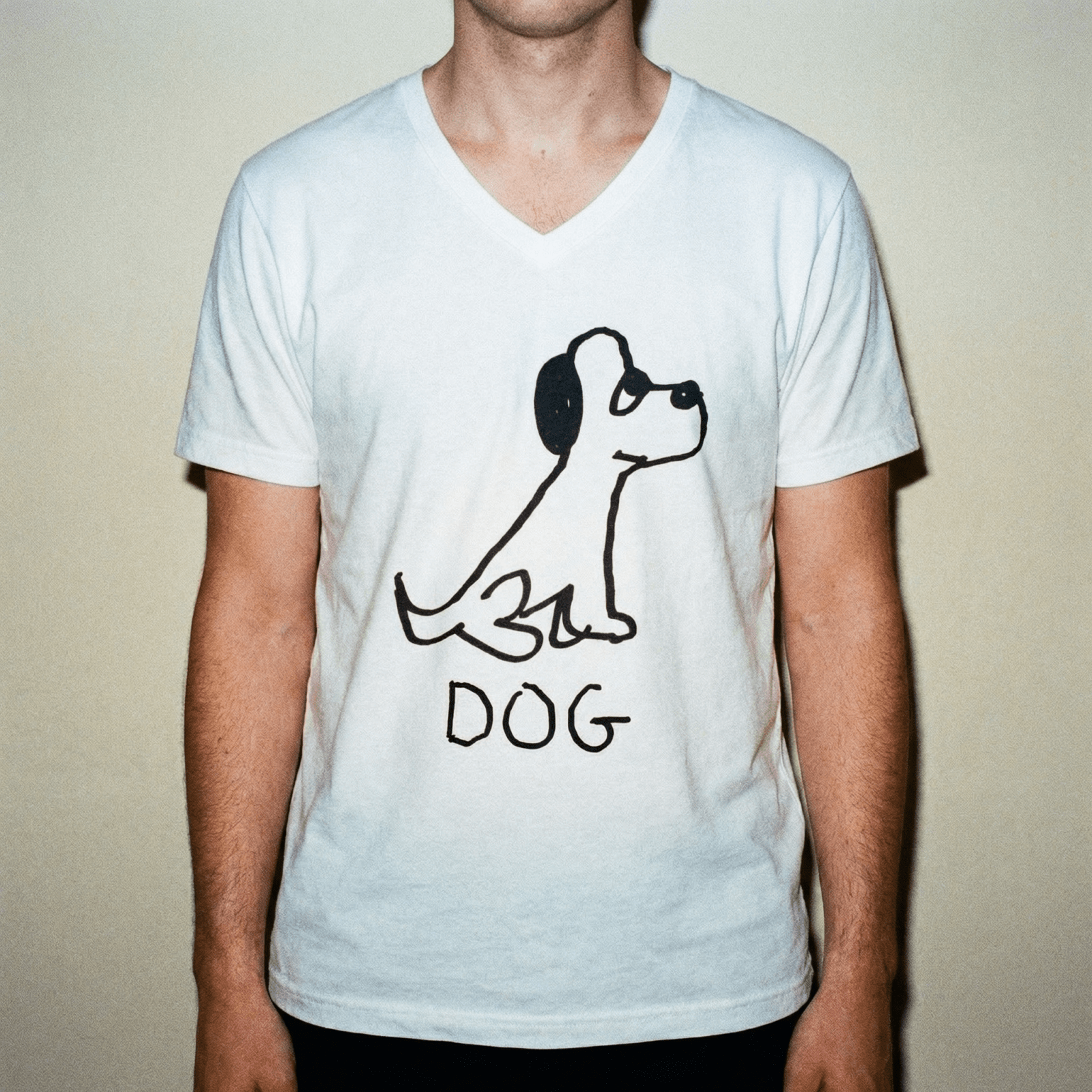 Dog - V-Neck T-Shirt