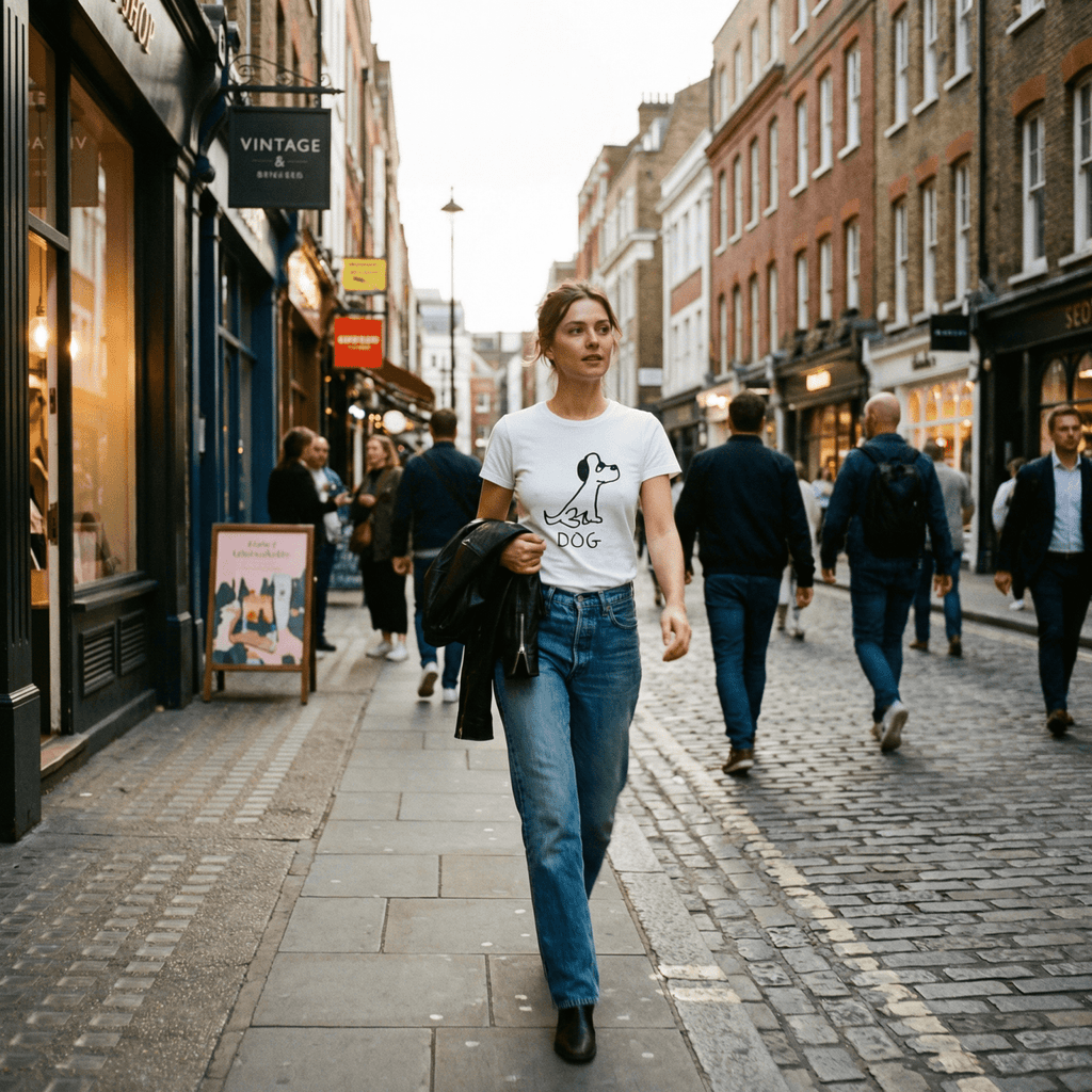 Dog - Women's Fitted Tee