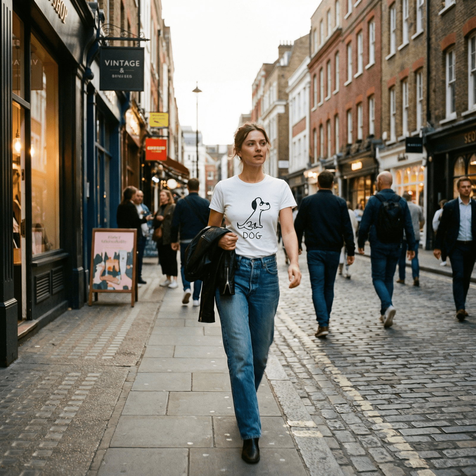 Dog - Women's Fitted Tee