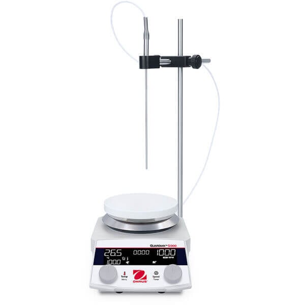 Ohaus e-G52HSRDA Guardian™ 5000 Hotplates & Stirrers, Ceramic Coated Aluminum, 20 L, 120V