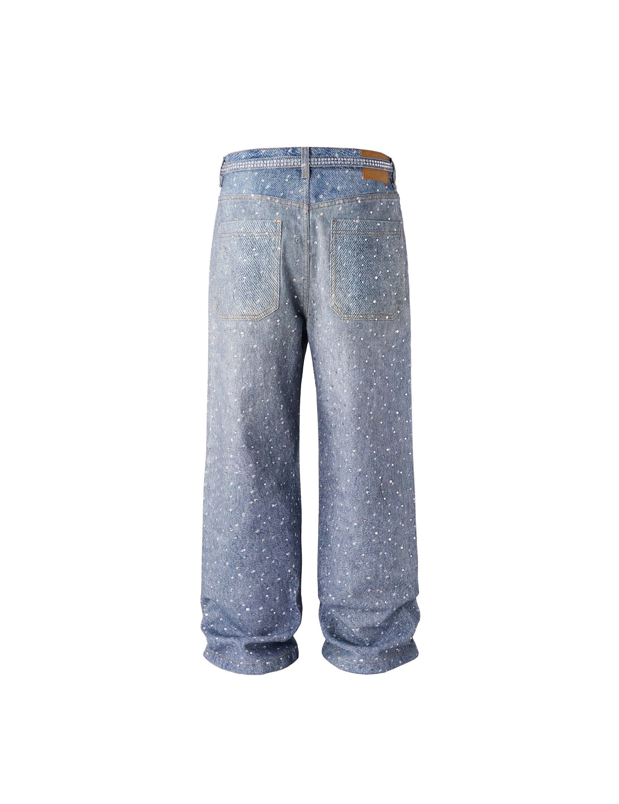 AZUL RHINESTONE DENIM