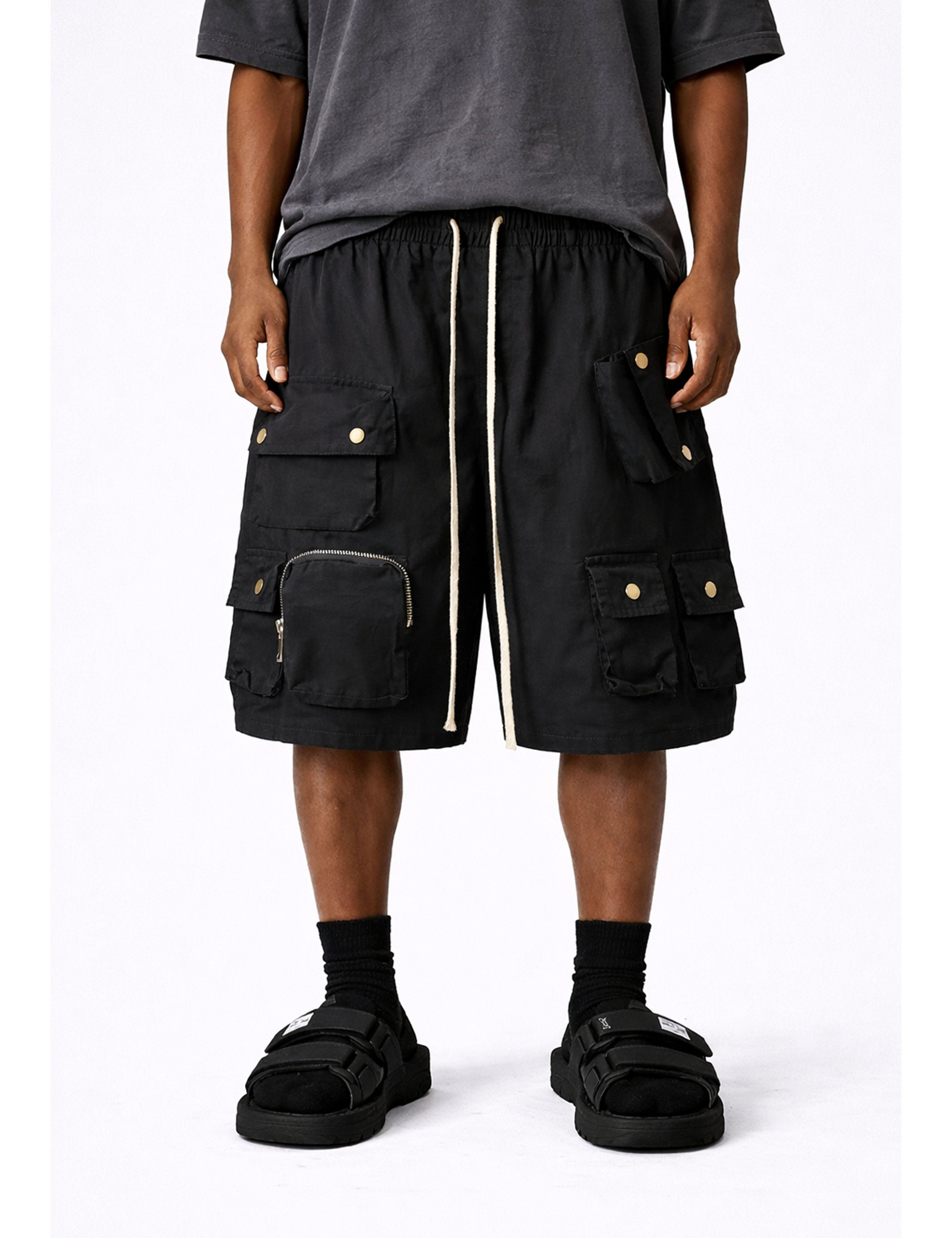 NOIR MULTI CARGO SHORTS