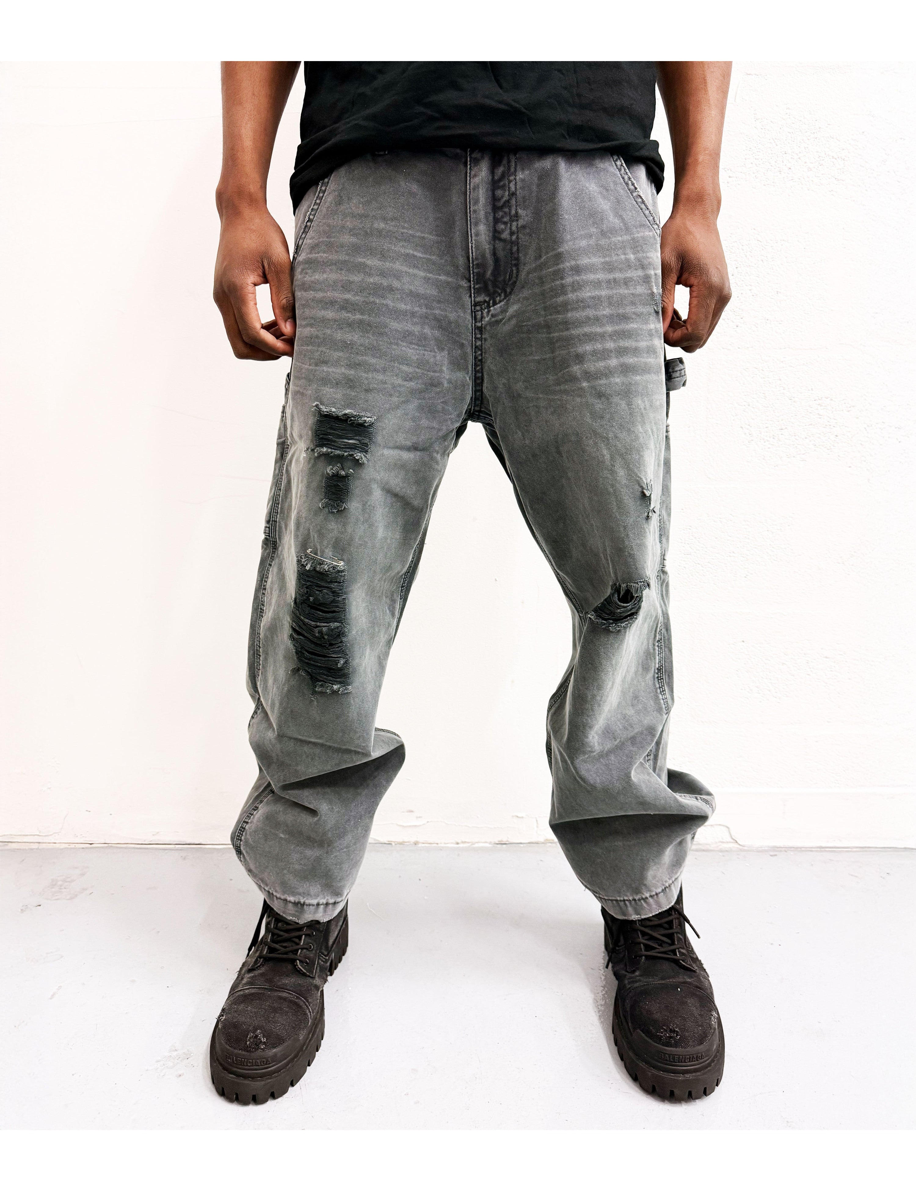 DISTRESSED CARGO DENIM