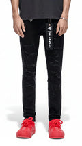 Valabasas Edge Skinny Jeans - Jet Black