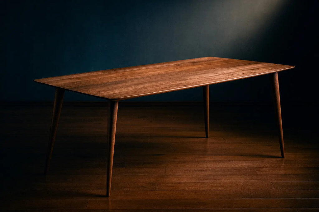 Edge Glued Hardwood Dining Table - Solid Kitchen Table