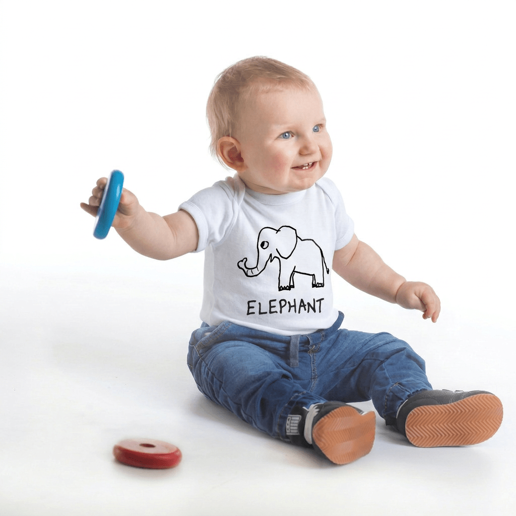 Elephant - Baby Onesie