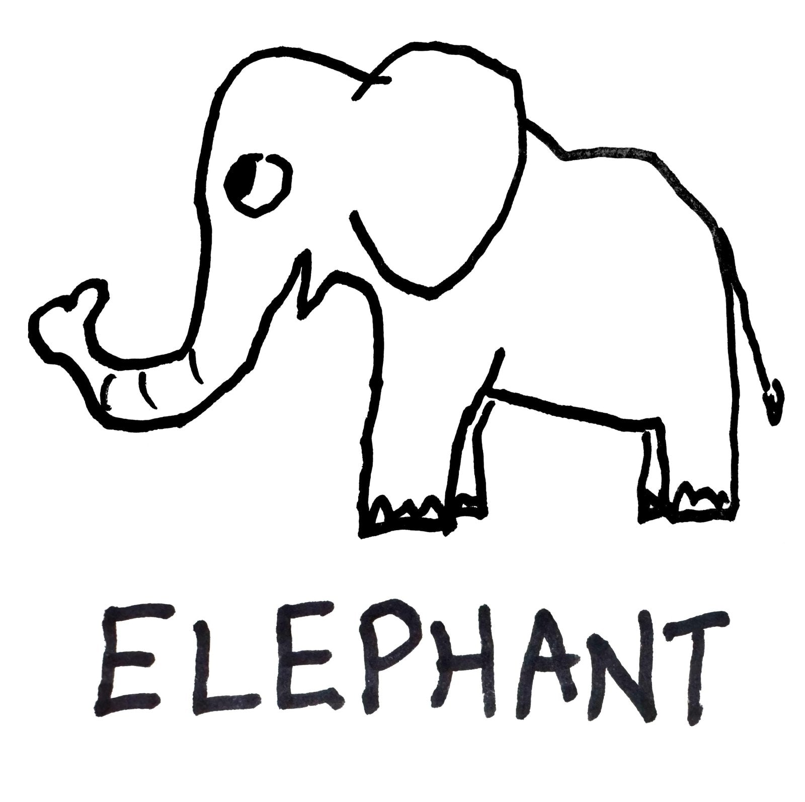 Elephant -  Long Sleeve Tee