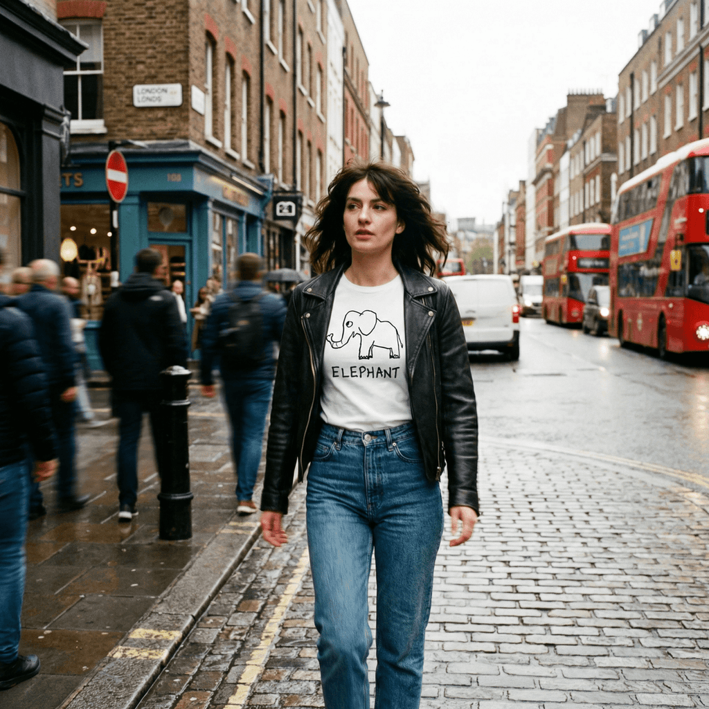 Elephant - Women's Fitted Tee