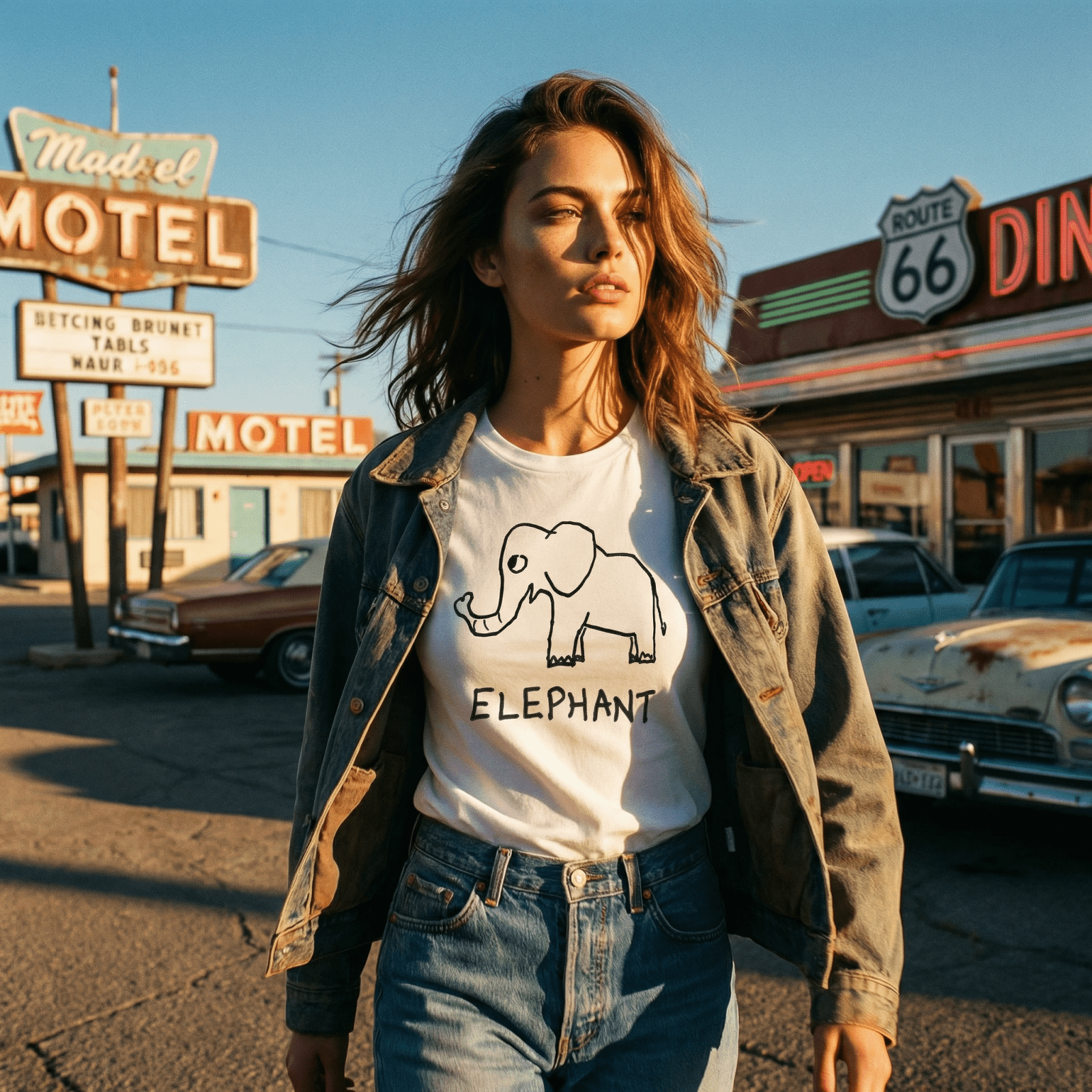 Elephant - Women's Fitted Tee
