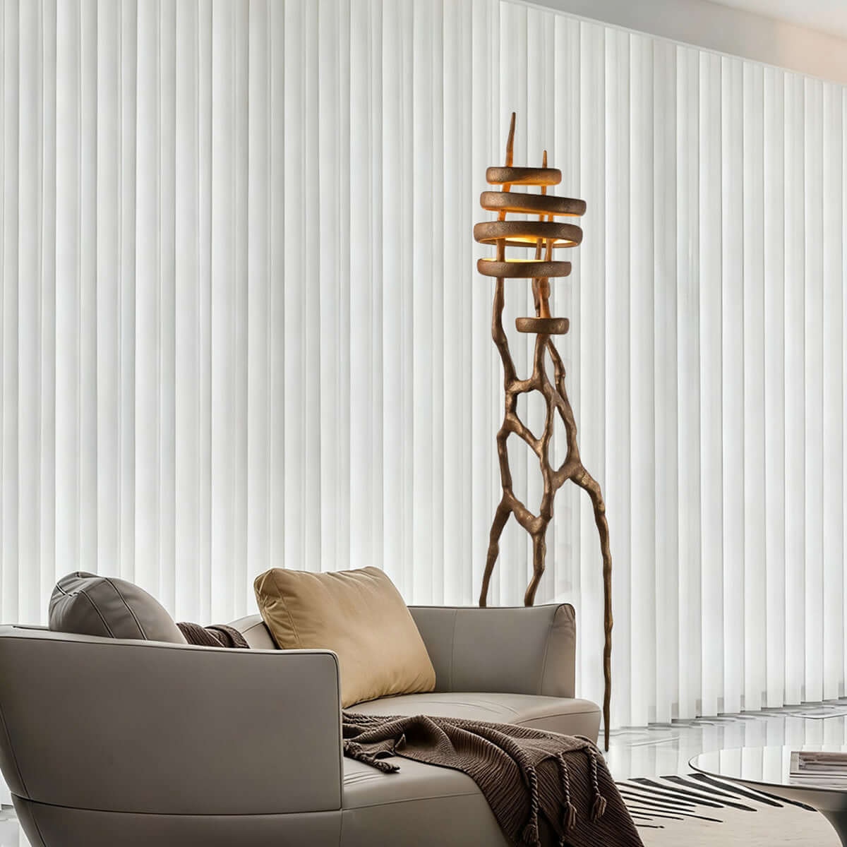 Elyno Sculpture Floor Lamp
