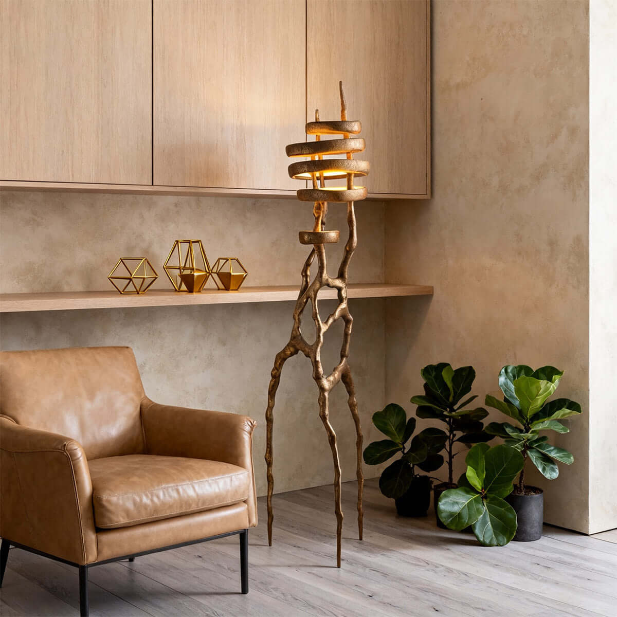 Elyno Sculpture Floor Lamp