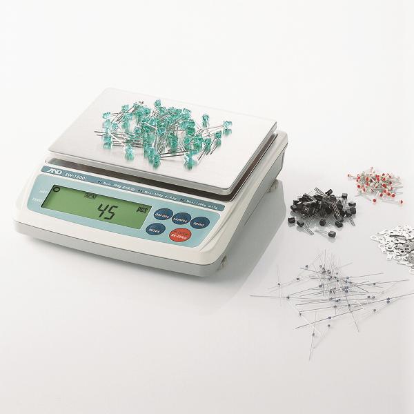 A&D Weighing EW-1500i EW-I Series Everest Compact Balance, Triple-Range, 1500 g x 0.1 g, NTEP Class III