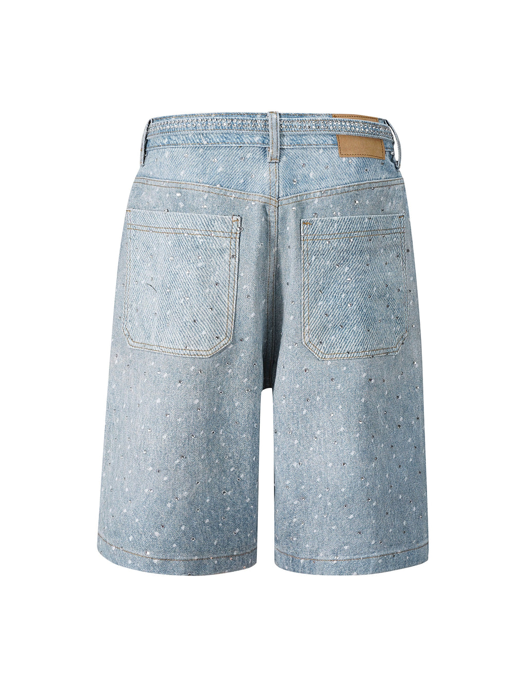 AZUL RHINESTONE SHORTS