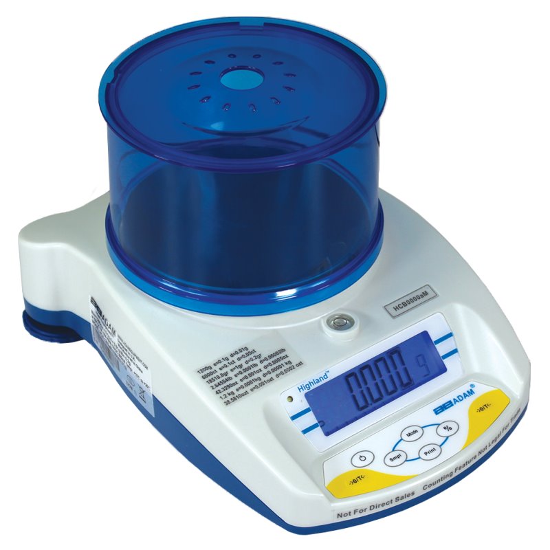 Adam Equipment HCB 103aM Highland Approved Portable Precision Balance, 100 g x 0.001 g, NTEP Class II