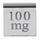 Ohaus 80850284 ASTM Class 4 Calibration Weight, 100 mg with Certificate