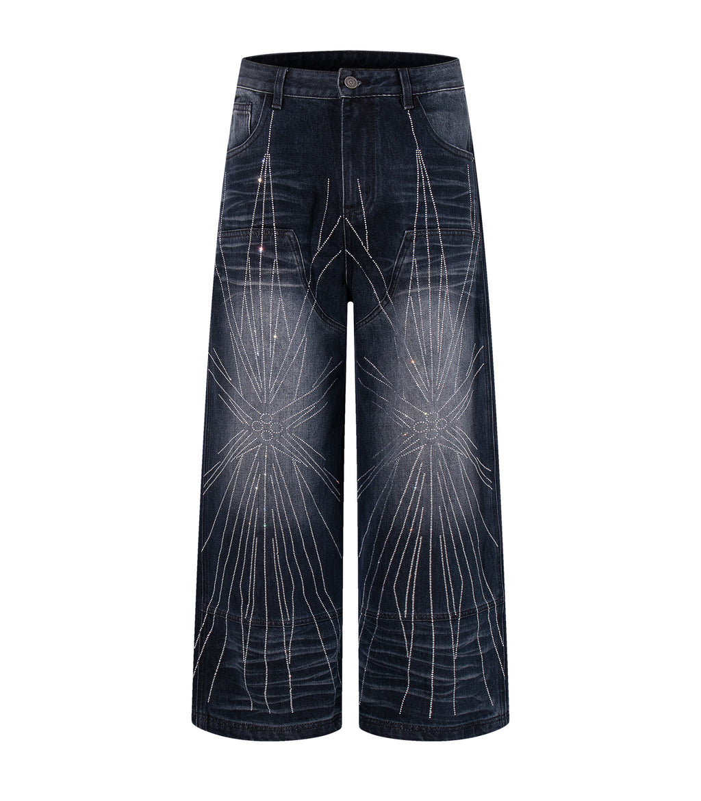 STAR RHINESTONE DENIM
