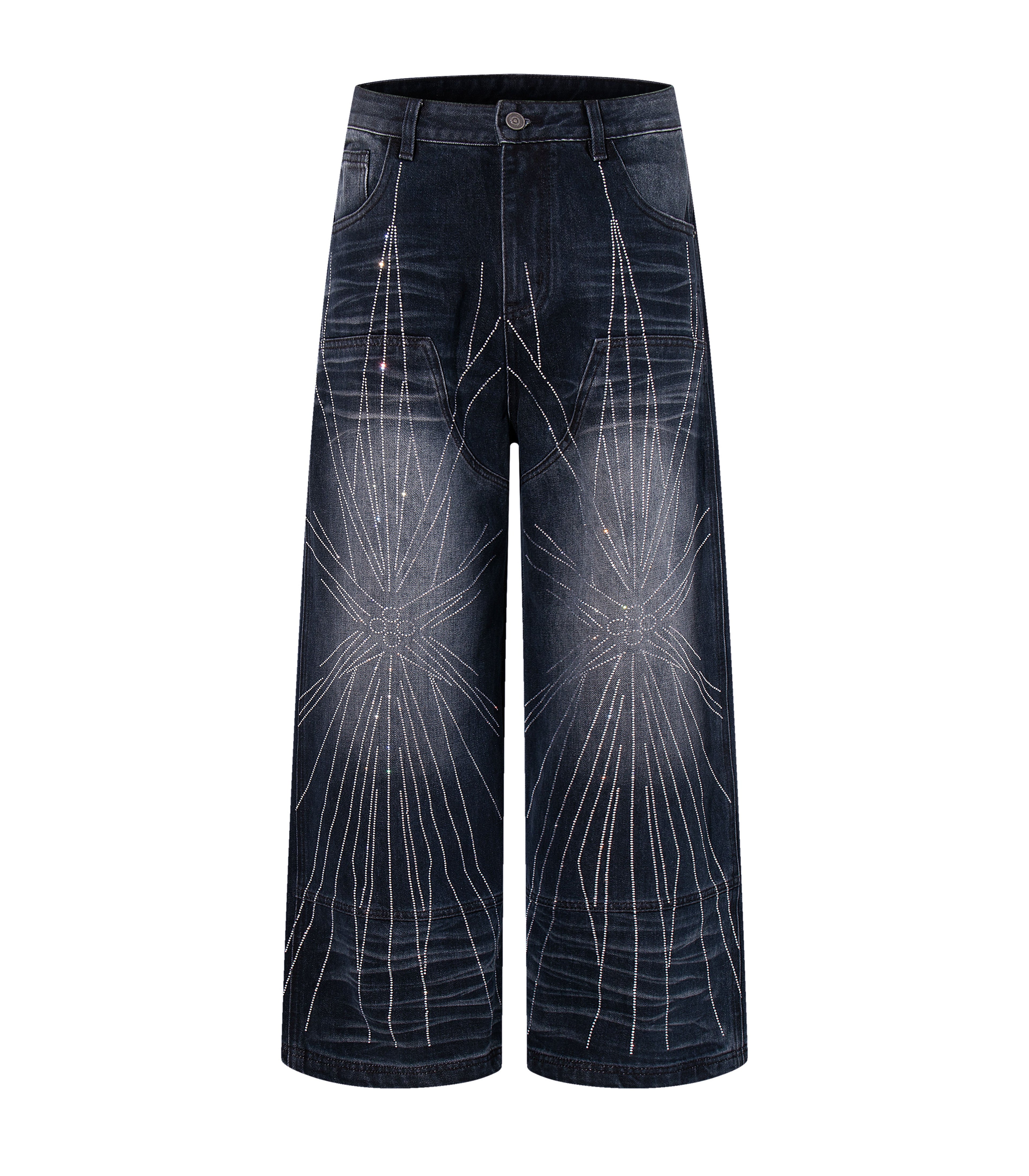 STAR RHINESTONE DENIM
