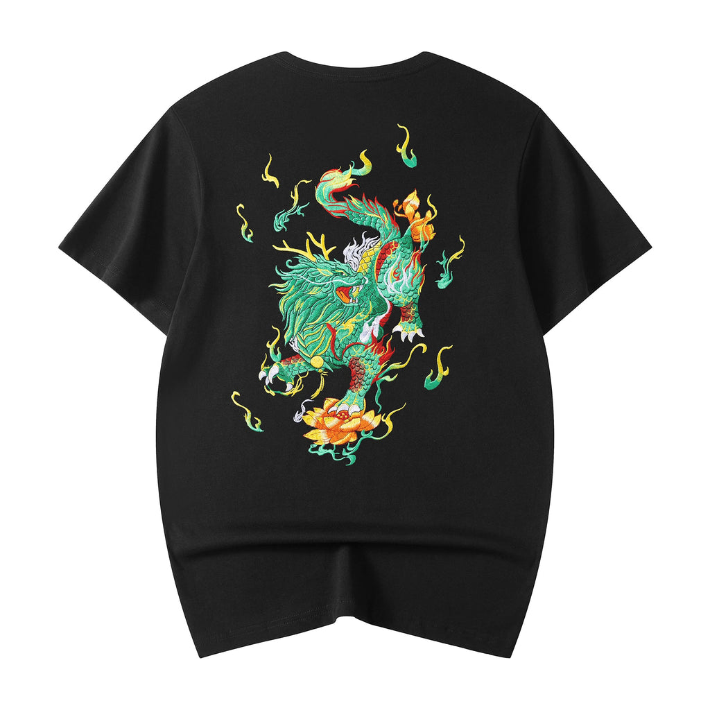 KH759 Emerald Kirin Embroidery Tee