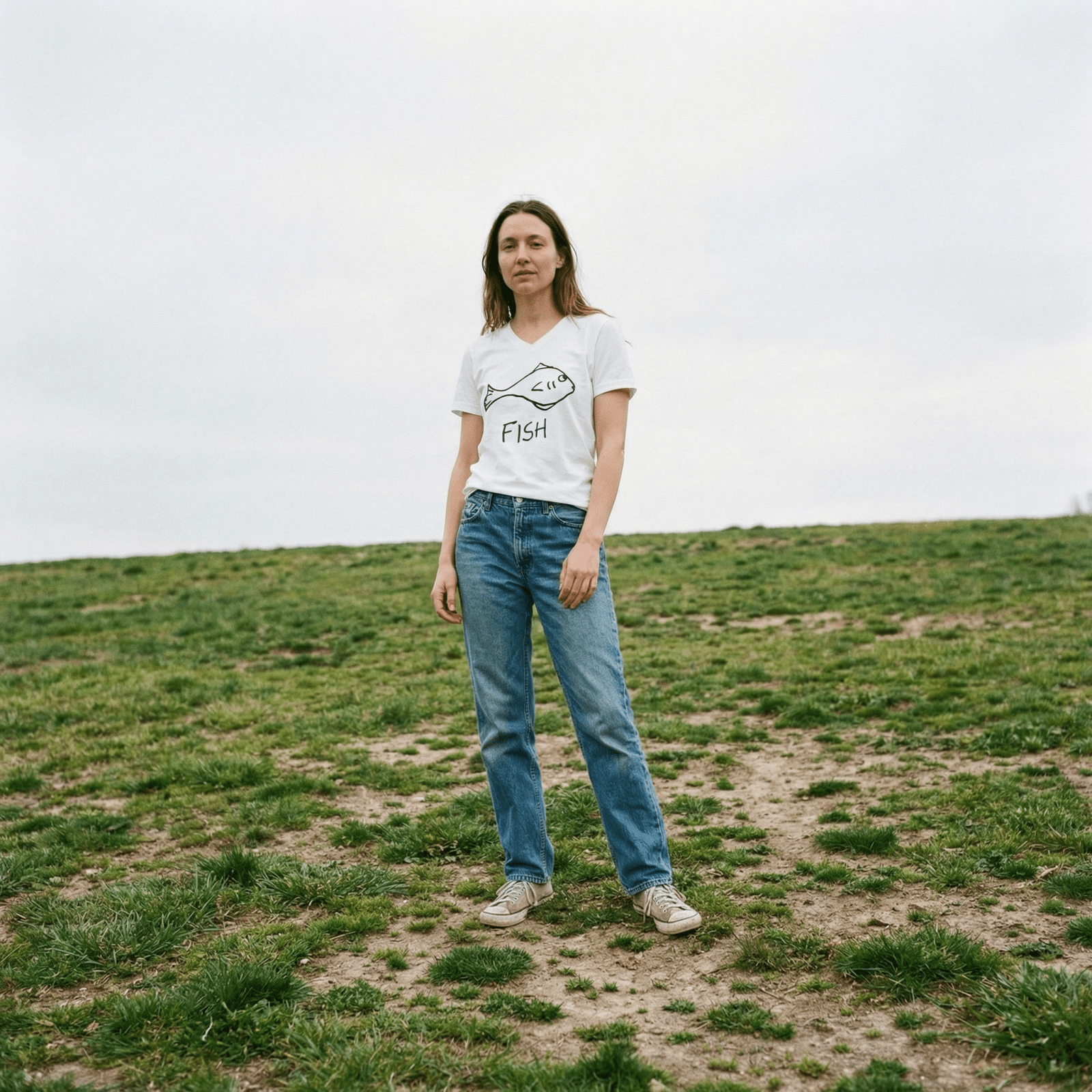 Fish - V-Neck T-Shirt