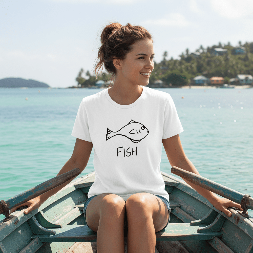 Fish - Women's Fitted Tee