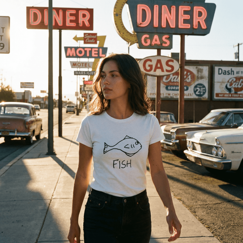 Fish - Women's Fitted Tee