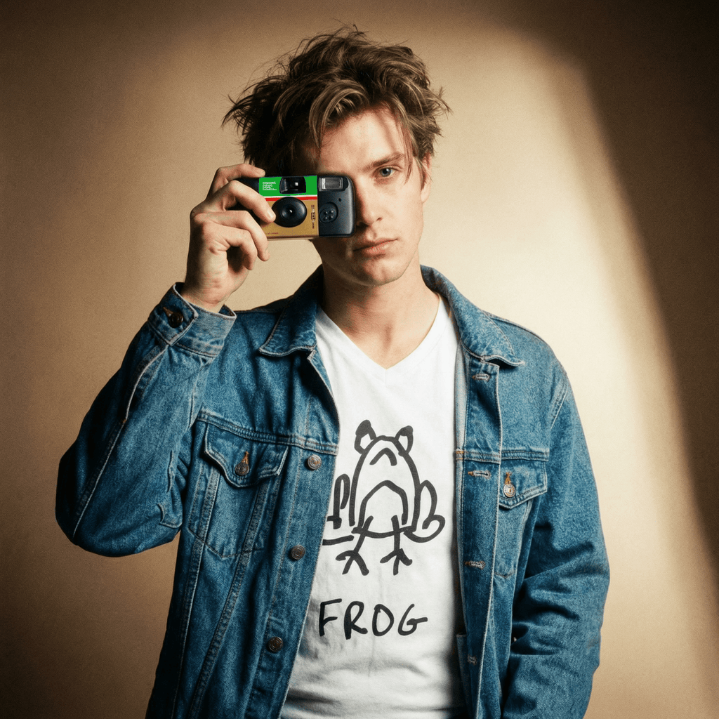 Frog - V-Neck T-Shirt