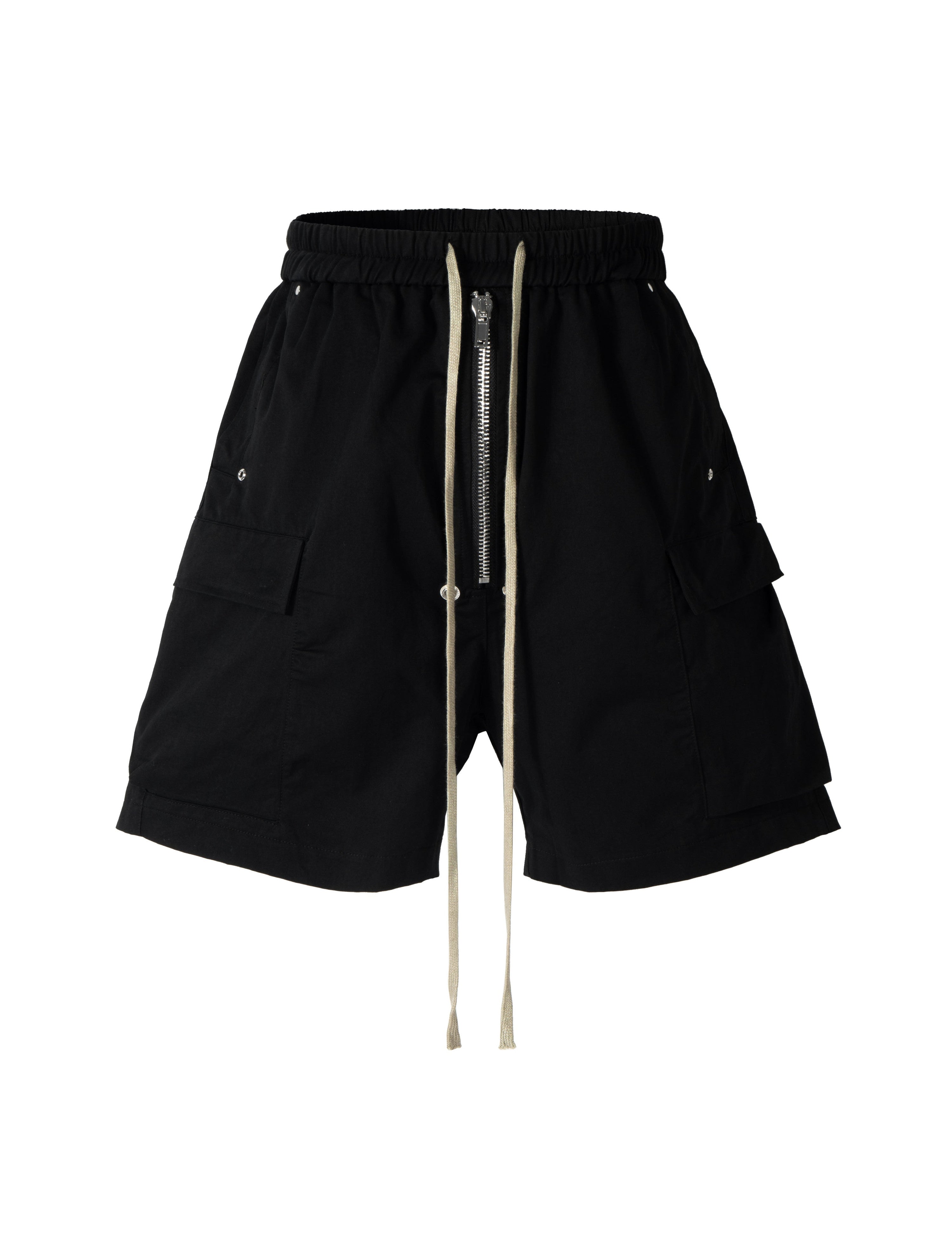 NOIR DRAWSTRING SHORTS