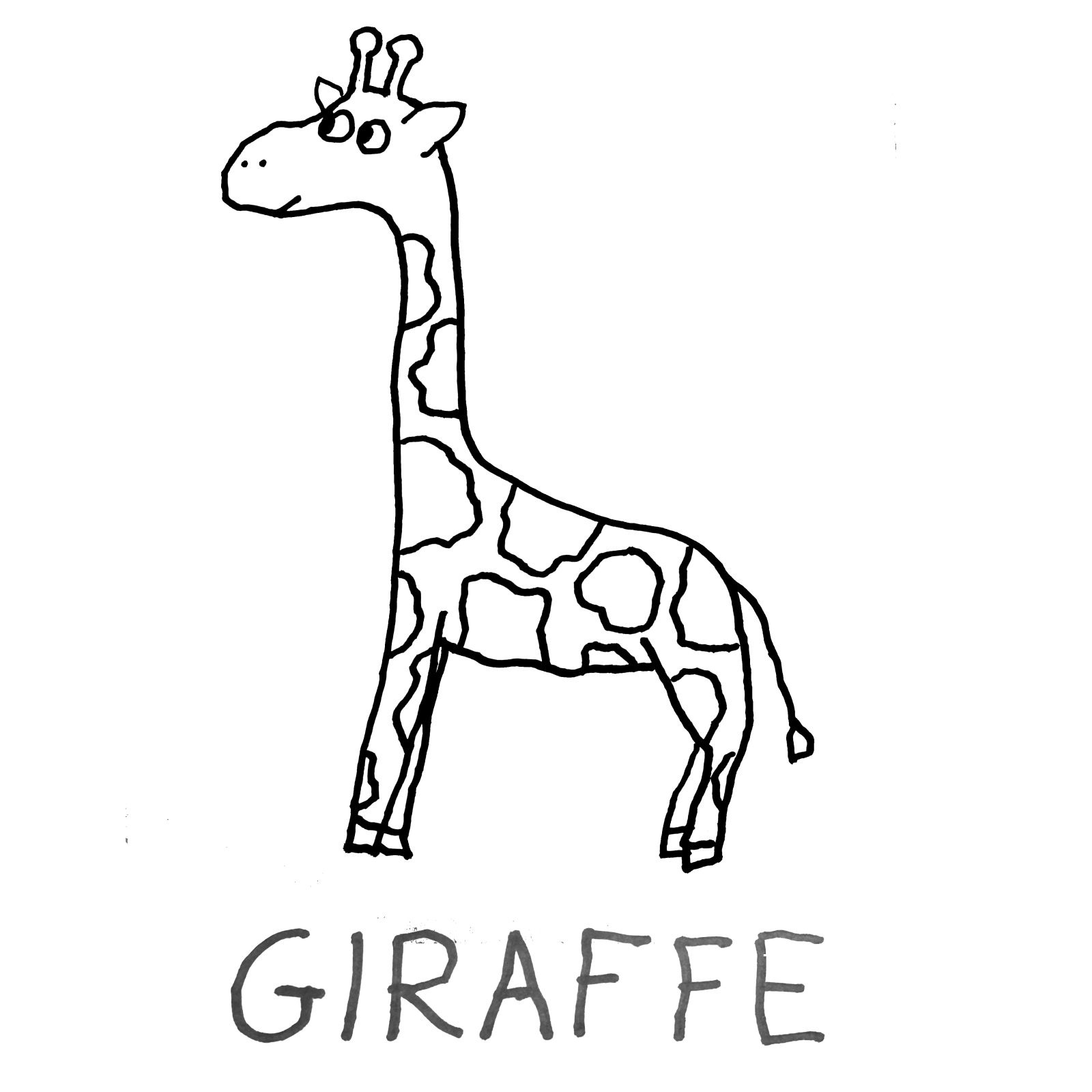 Giraffe - Baby Tee