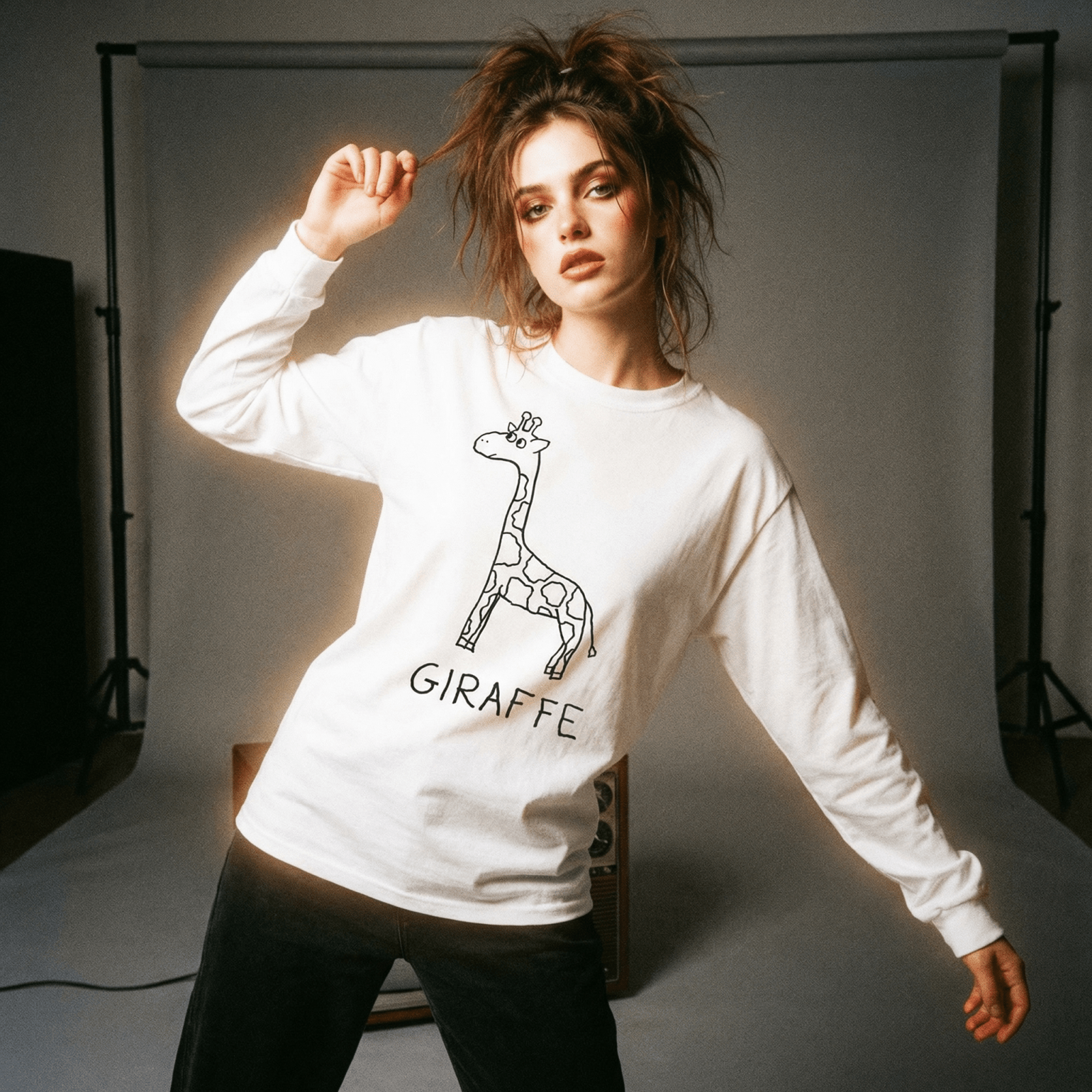 Giraffe - Long Sleeve Tee