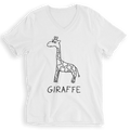 Giraffe - V-Neck T-Shirt