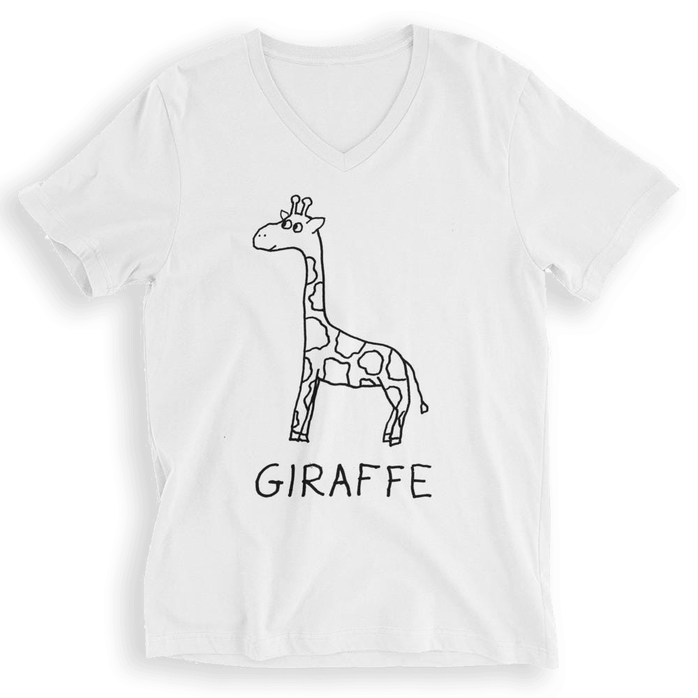 Giraffe - V-Neck T-Shirt