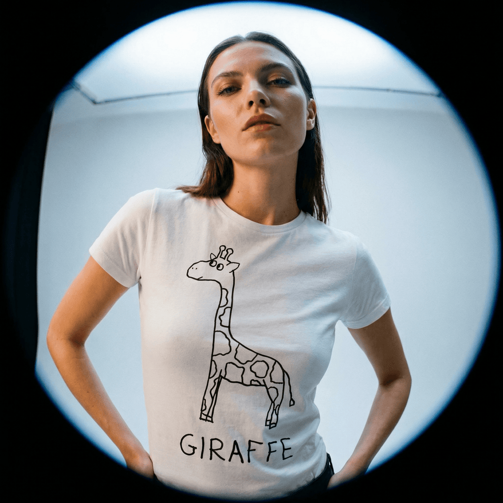 Giraffe - Women's Fitted Tee