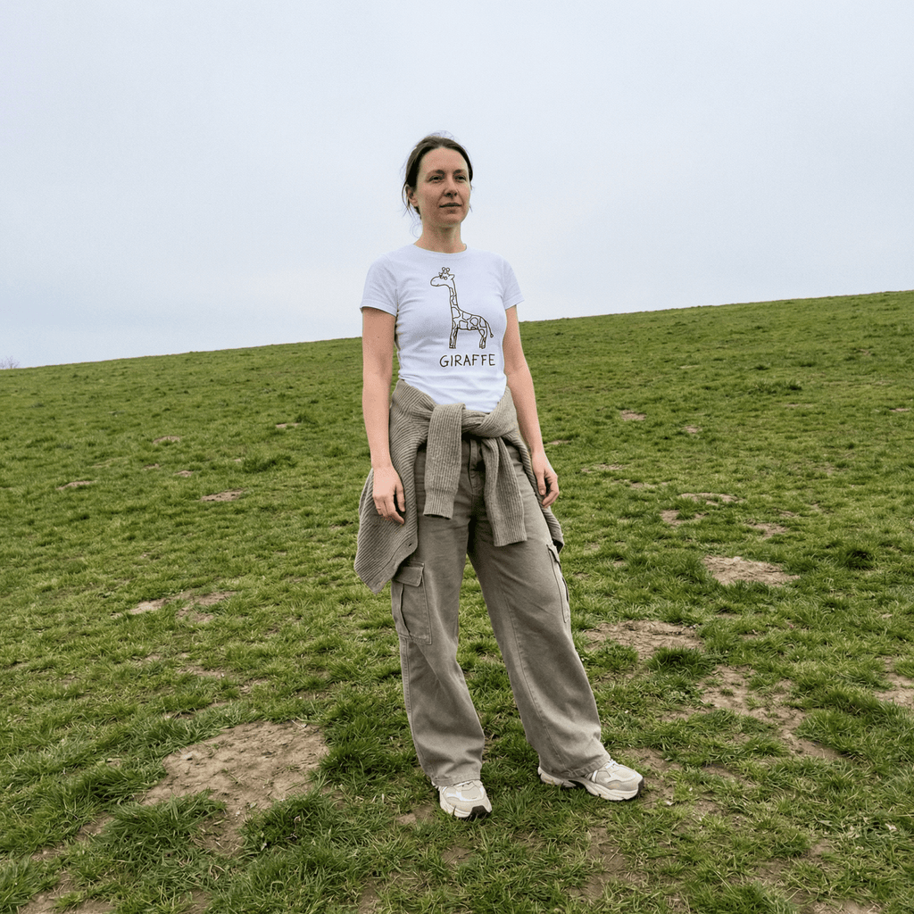 Giraffe - Women's Fitted Tee