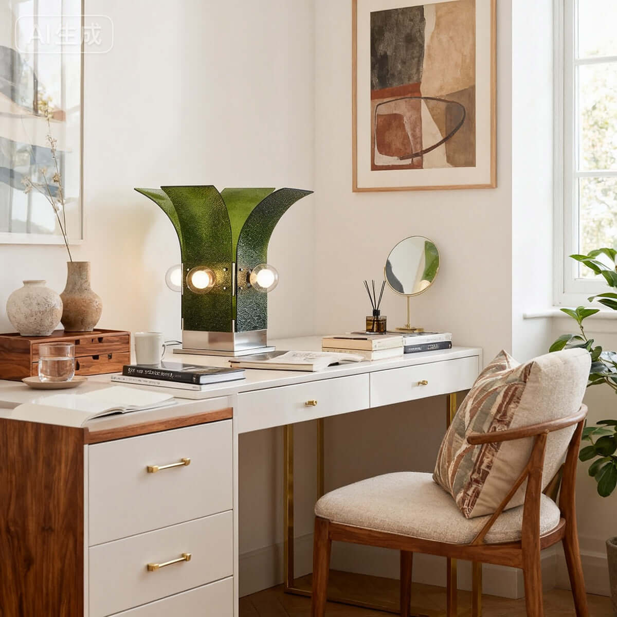 Palm Table Lamp