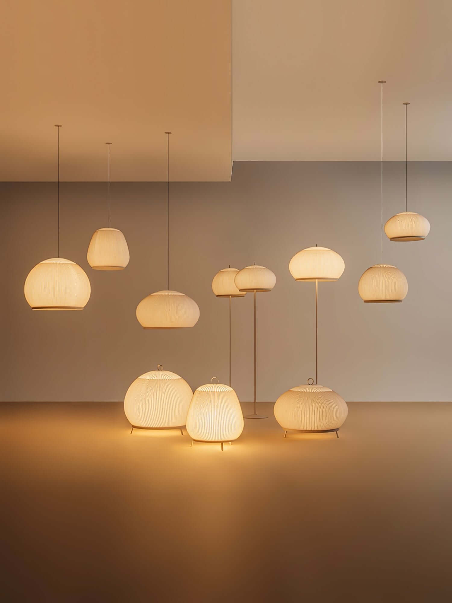 Knit Lantern Table Lamp