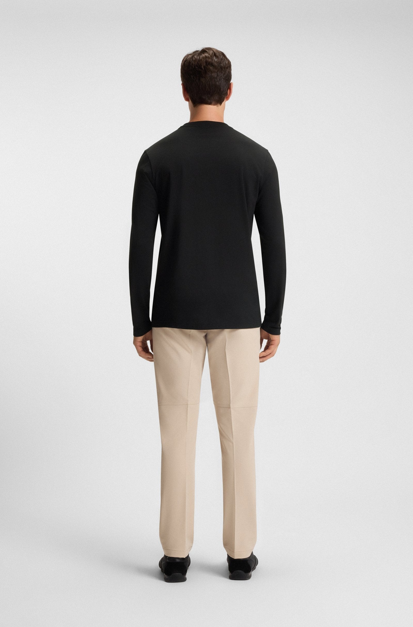 Boss Green Long Tee - Black