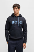 Boss Soody Tape Logo Hoodie - Navy